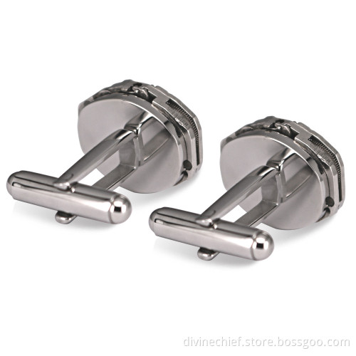 Watch Mechanism Cufflinks Best Quality Movement Cufflinks for Men Watch Movement Cufflinks WM-820